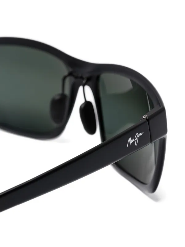 Maui Jim Pokowai Arch スクエアフレーム サングラス | ブラック