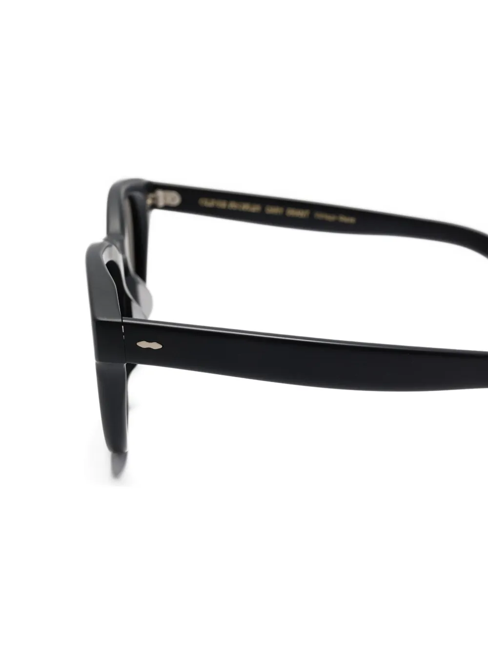 Oliver Peoples Zonnebril met vierkant montuur Zwart