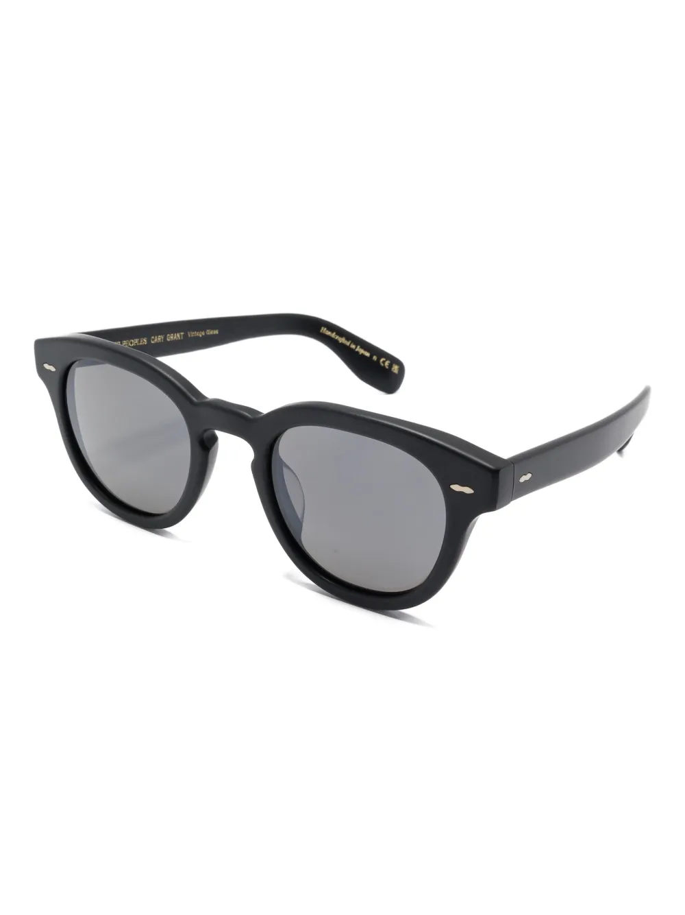 Oliver Peoples Zonnebril met vierkant montuur - Zwart