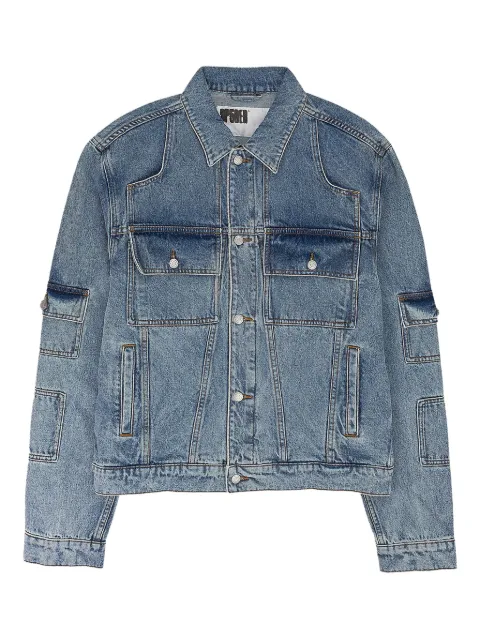 SP5DER flap-pocket denim jacket