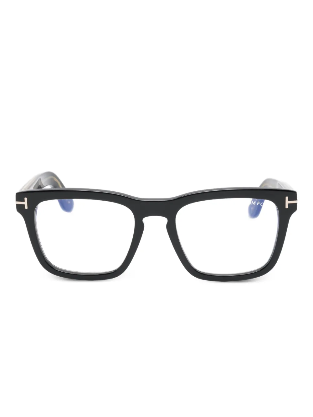 TOM FORD Eyewear Icon rectangle-frame glasses | Black | Image 1