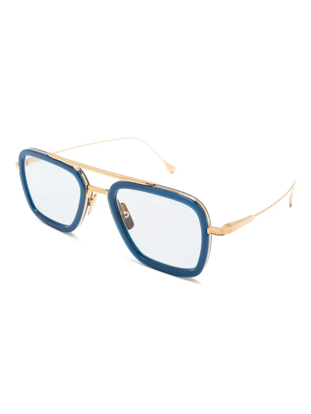 Dita Eyewear Zonnebril met geometrisch montuur - Blauw