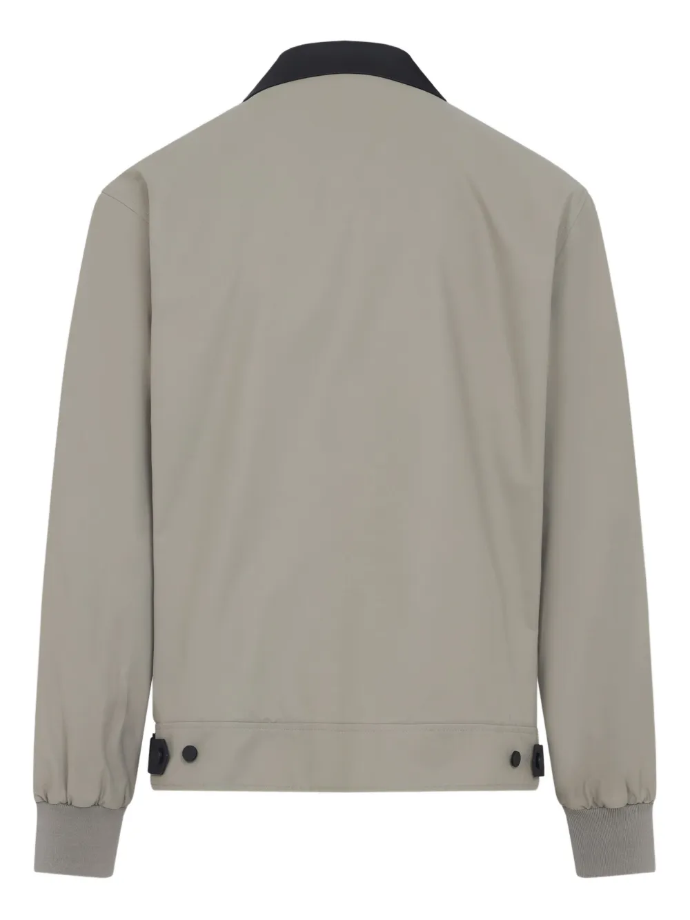 Givenchy Contrast-collar Bomber Jacket In Gray