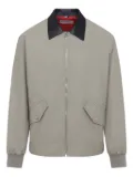 Givenchy contrast-collar bomber jacket - Grey