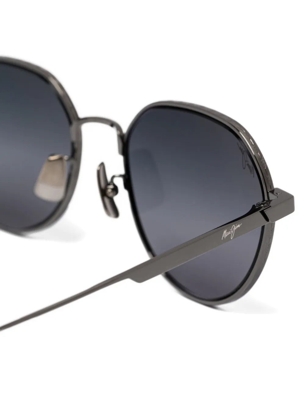 Maui Jim Kaulana round-frame sunglasses Zilver