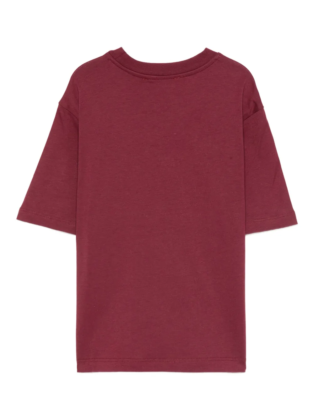 MSGM Kids T-shirt verfraaid met parels Rood