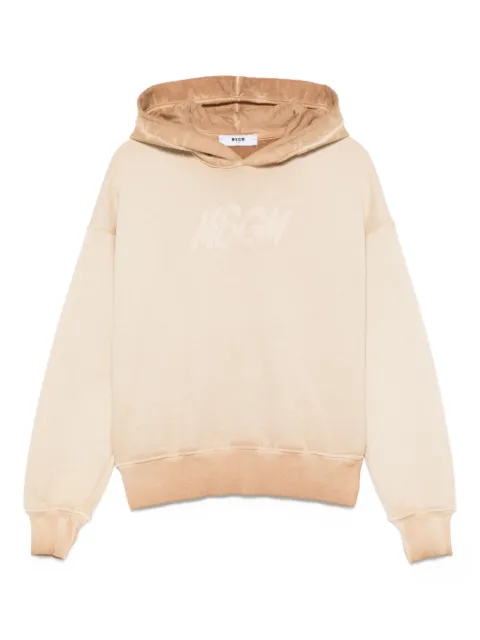 MSGM Kids embroidered-logo hoodie