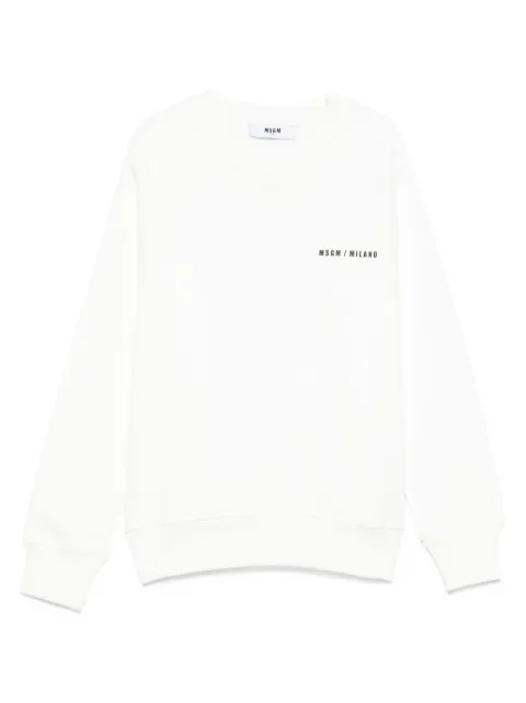 MSGM Kids logo-print sweatshirt
