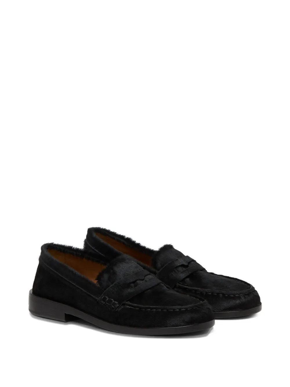 Marsèll Mocasso Leather Loafers In Black