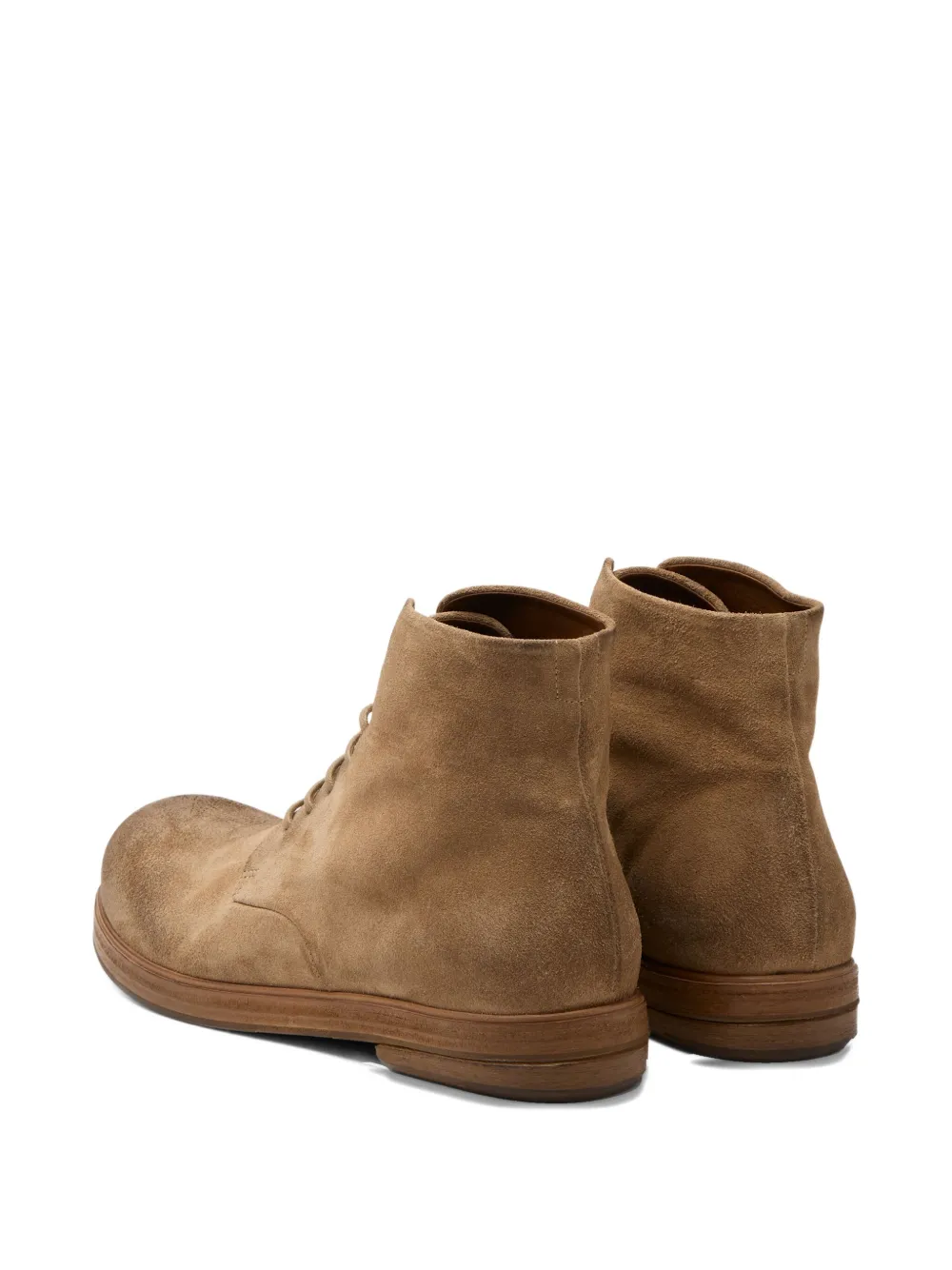 Marsèll Zucca Zeppa lace-up suede boots Brown