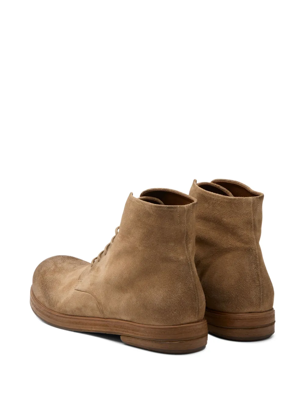 Marsèll Zucca Zeppa lace-up suede boots Brown