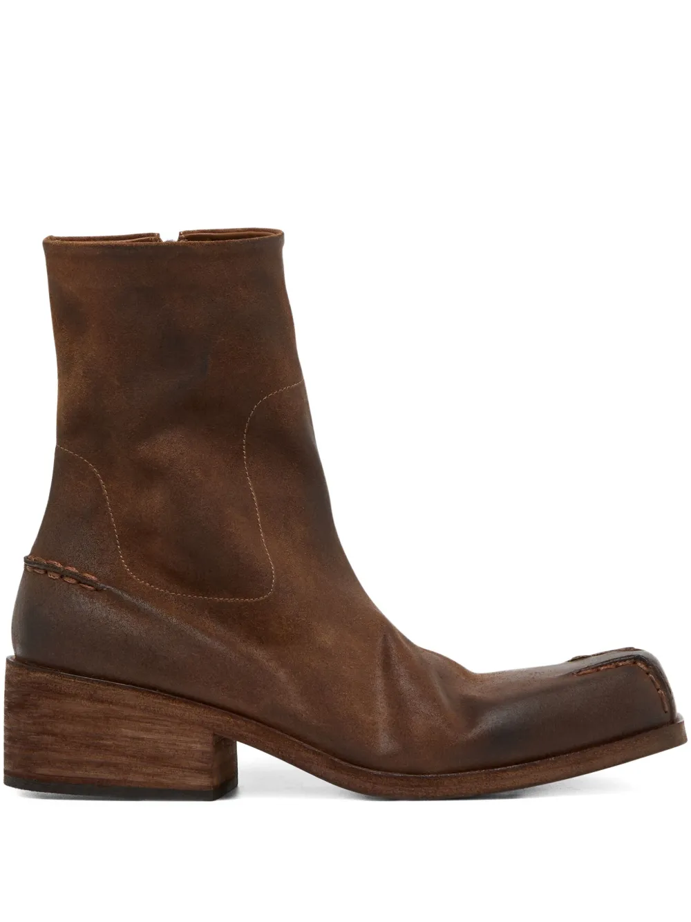 Marsèll leather ankle boots Bruin