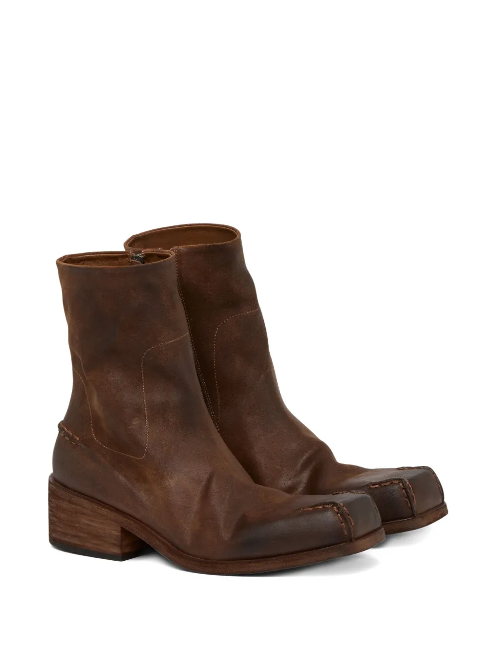 Marsèll leather ankle boots Bruin