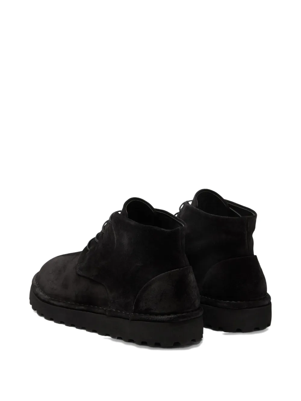 Marsèll Pallottola Pomice lace-up suede boots Black