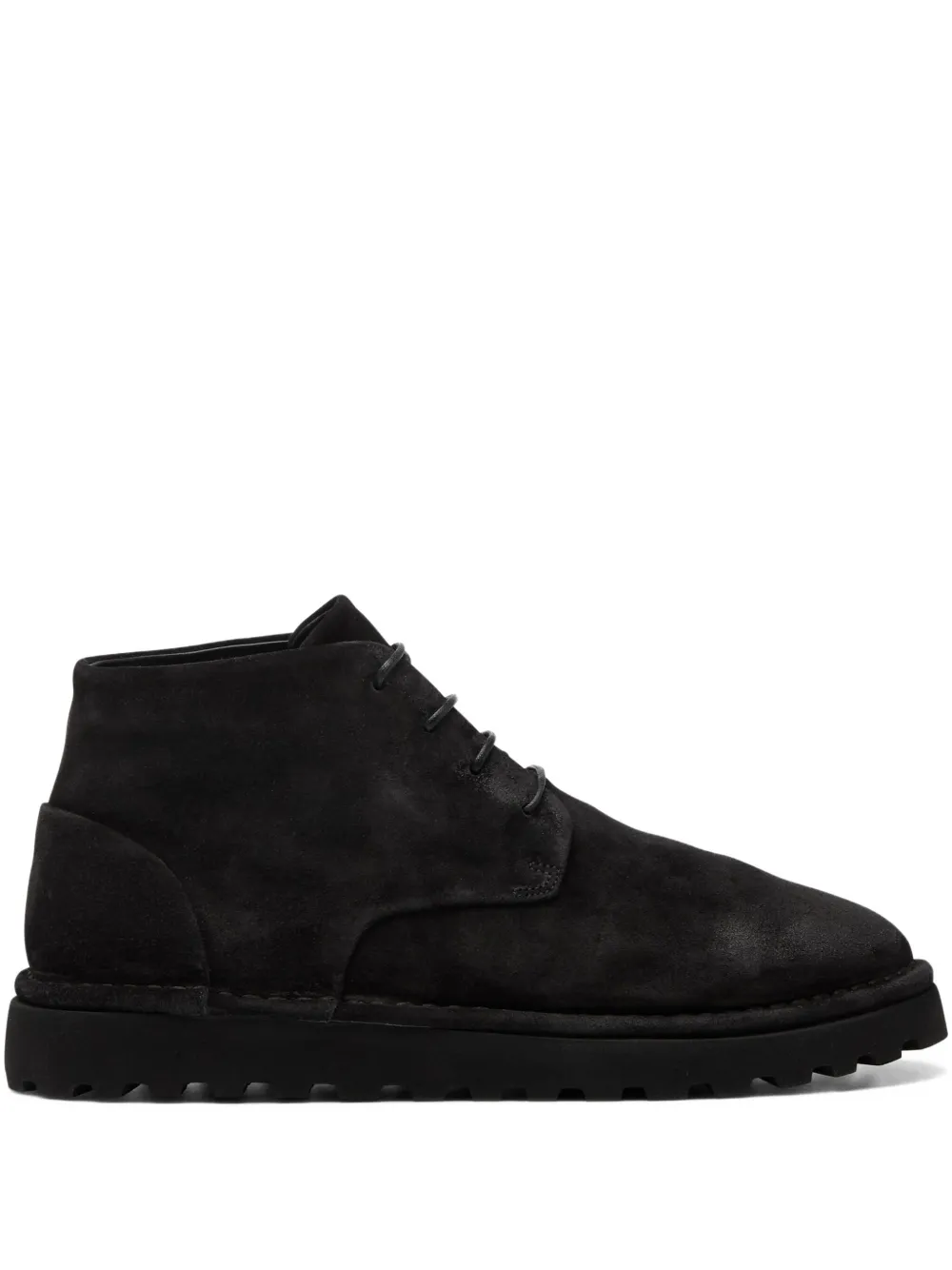 Marsèll Pallottola Pomice lace-up suede boots Black