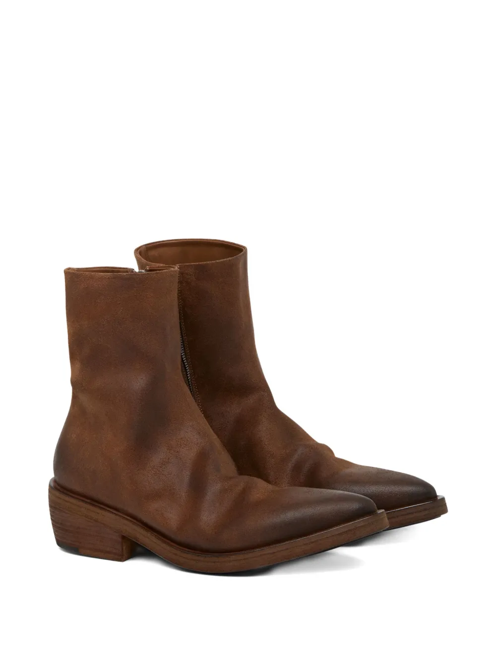 Marsèll Coneros Pointed Boots In Animal Print
