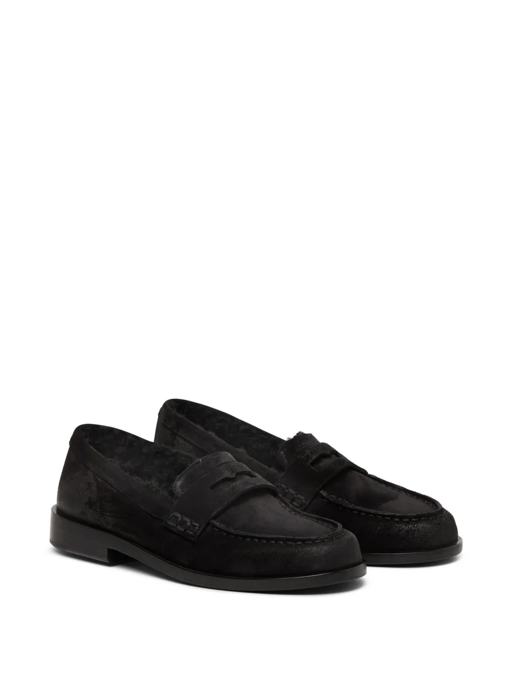 Marsèll Mocasso leather loafers Black