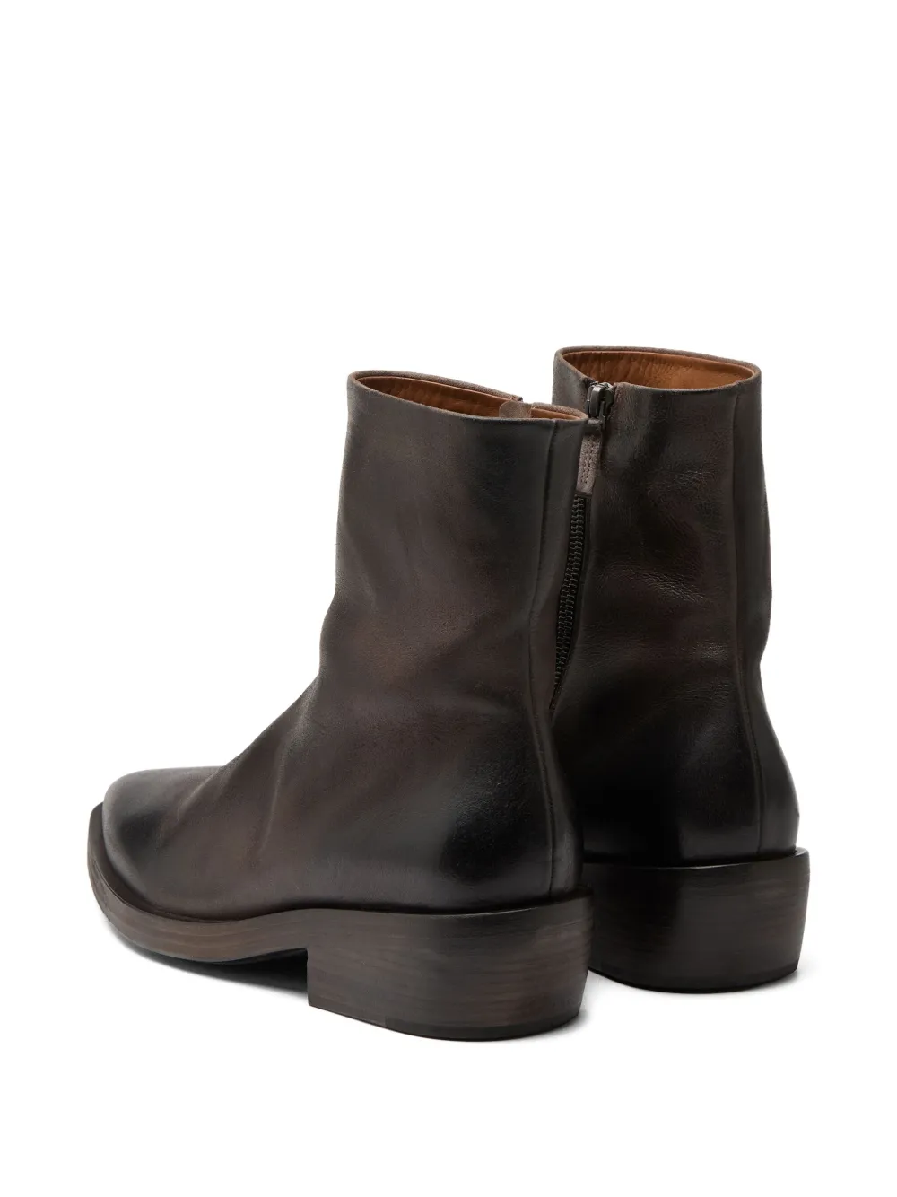 Marsèll Coneros laarzen met puntige neus Bruin