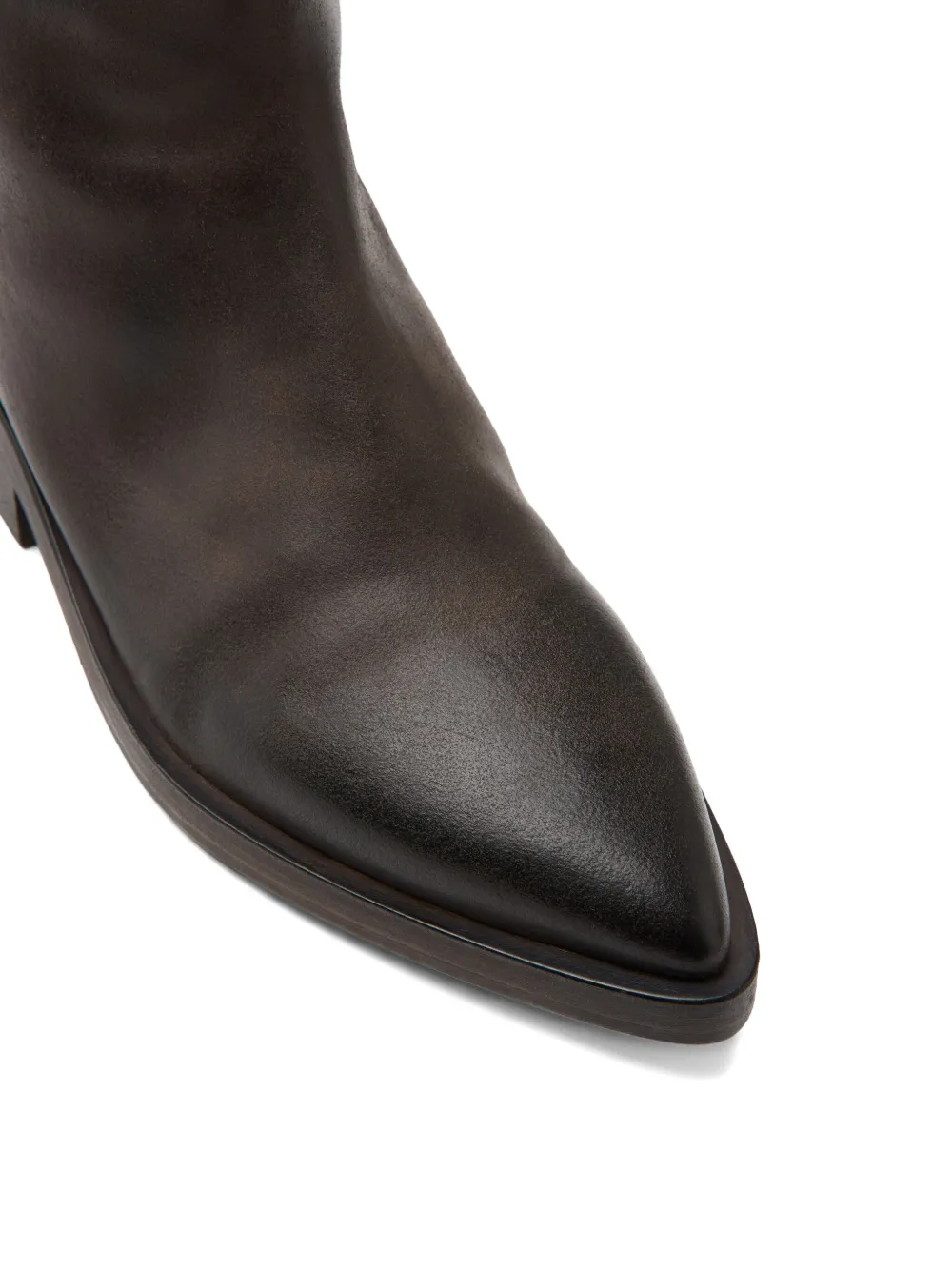 Marsèll Coneros laarzen met puntige neus Bruin