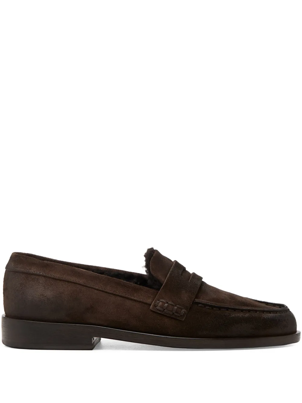 Marsèll Mocasso Panelled Loafers In Brown