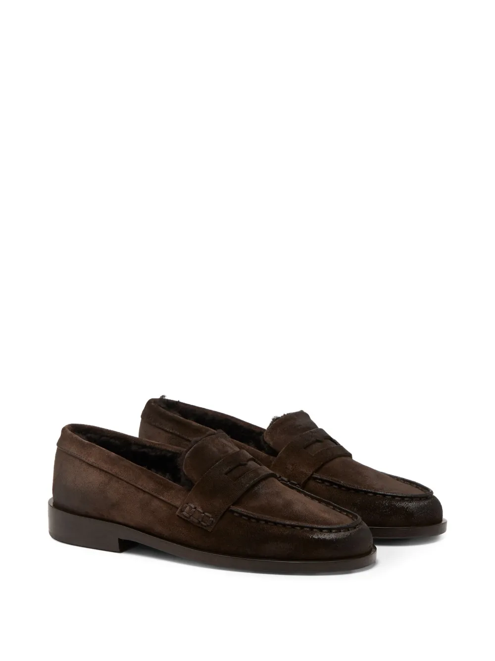 Marsèll Mocasso loafers met vlakken - Bruin