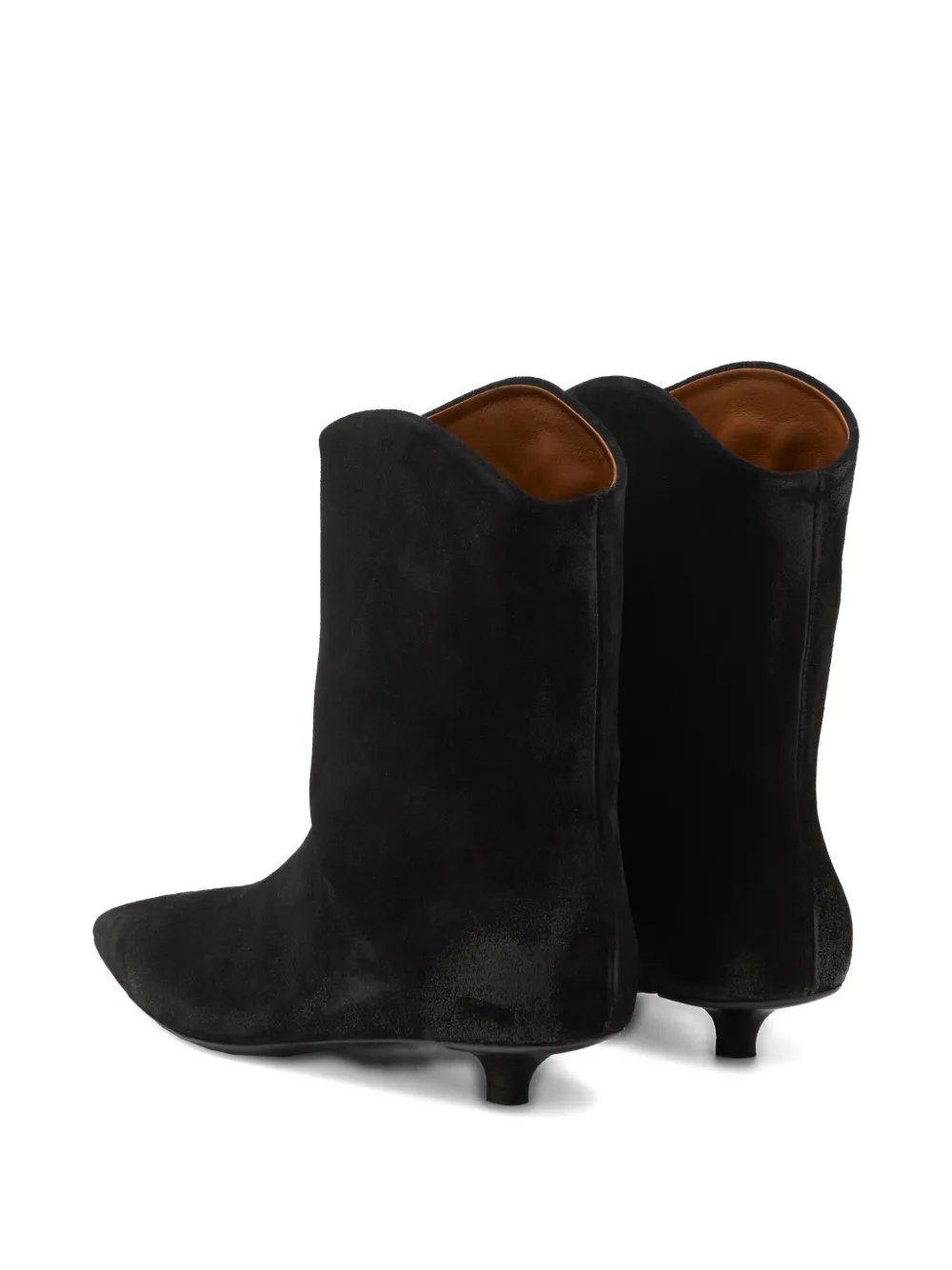 Marsèll Spino Pointed-toe Ankle Boots In Black