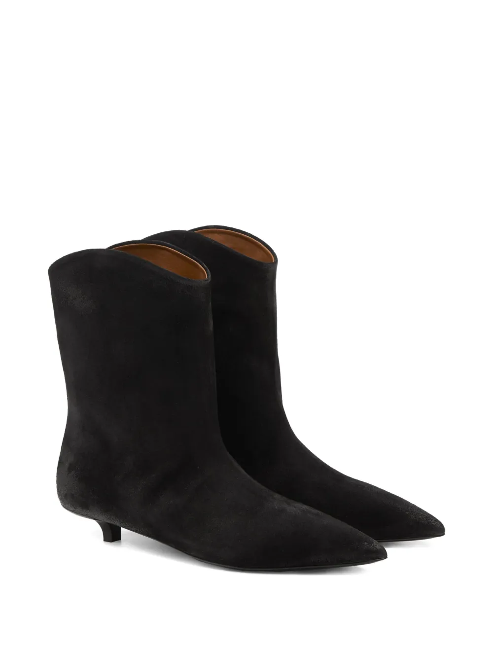 Marsèll Spino Pointed-toe Ankle Boots In Black