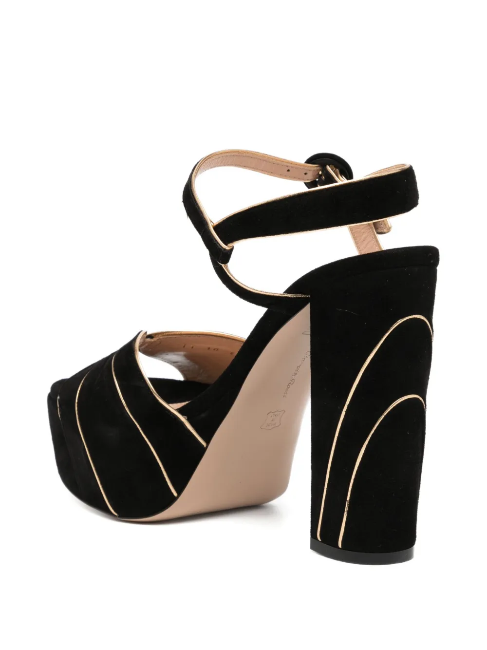 Gianvito Rossi 125mm Tamara sandals Black