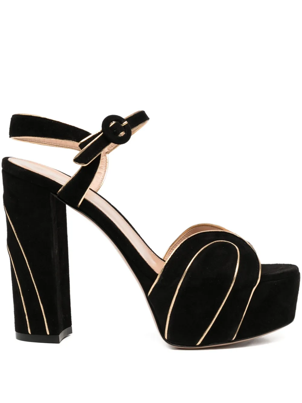 Gianvito Rossi 125mm Tamara sandals Black