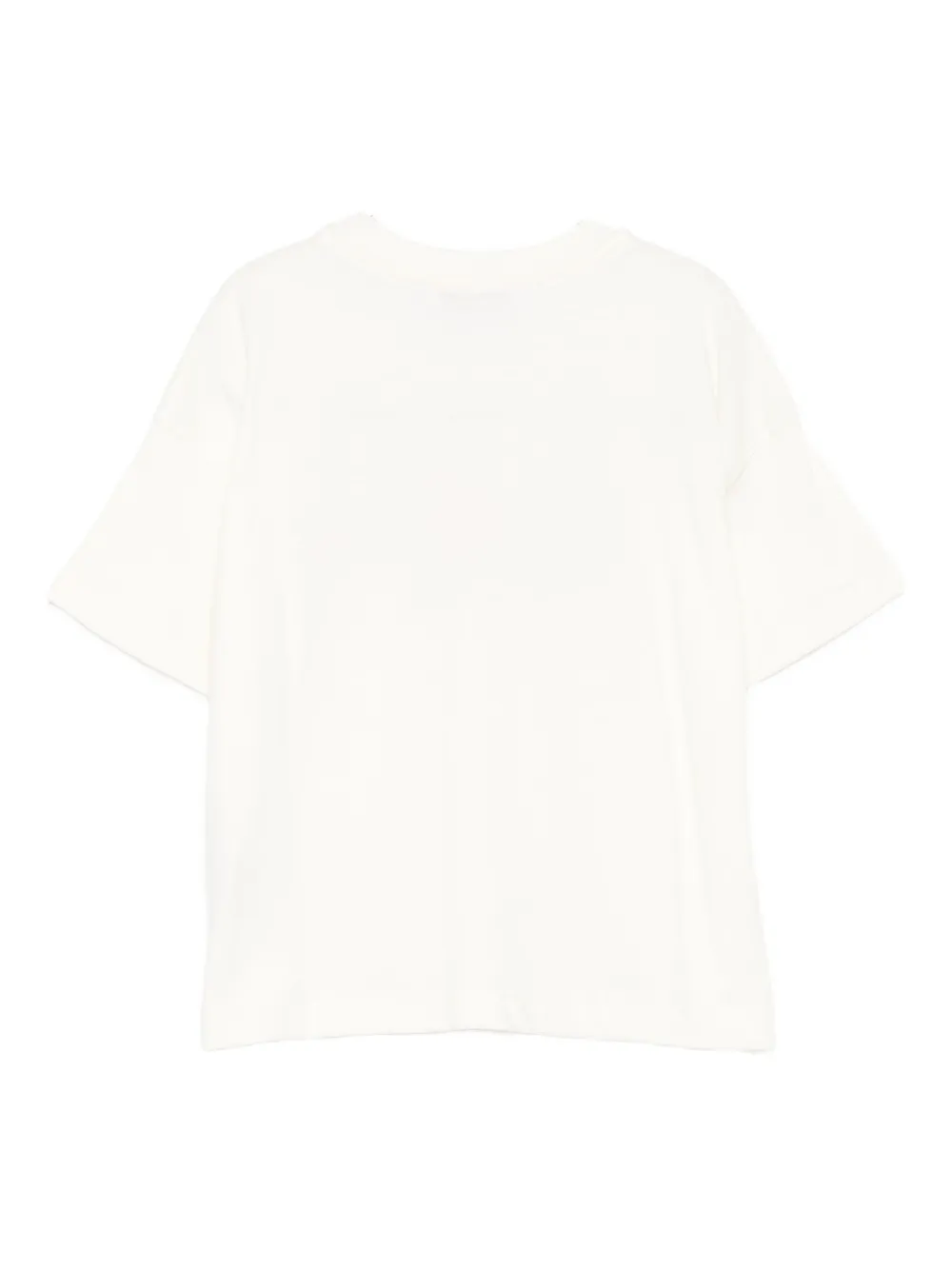 MSGM Kids T-shirt verfraaid met kralen Beige