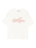 MSGM Kids beaded-embellished T-shirt - Neutrals