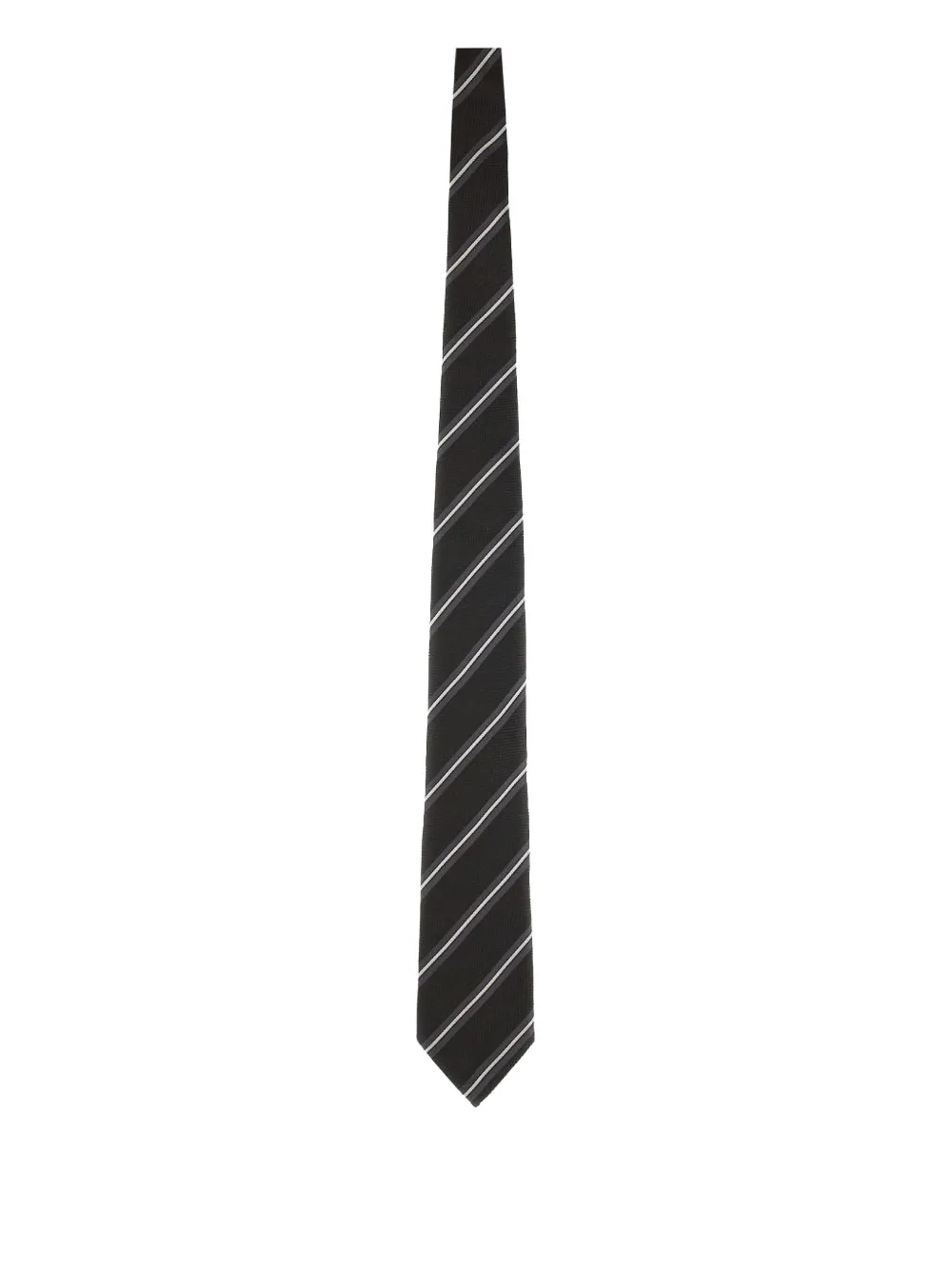 TOM FORD striped tie - Schwarz