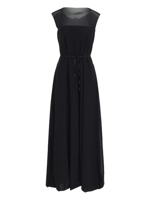 Uma | Raquel Blay semi-sheer panel midi dress