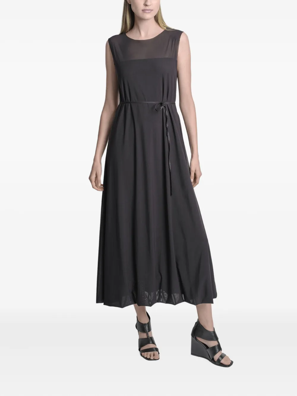 Uma | Raquel Blay semi-sheer panel midi dress | Day Dresses | Image 2