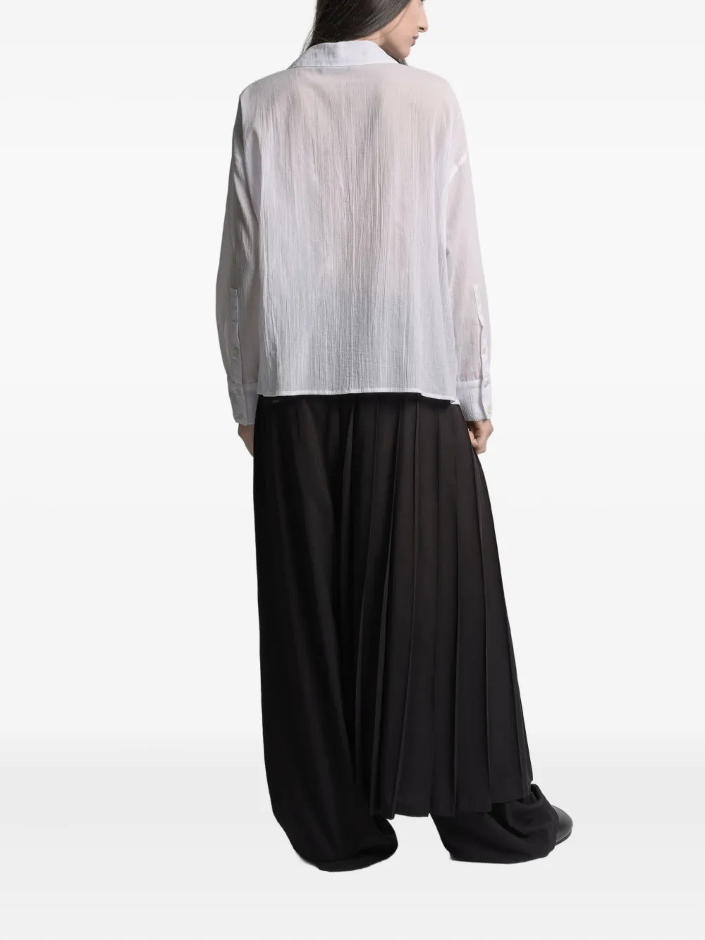 Uma Raquel Davidowicz Button Cotton Shirt In White