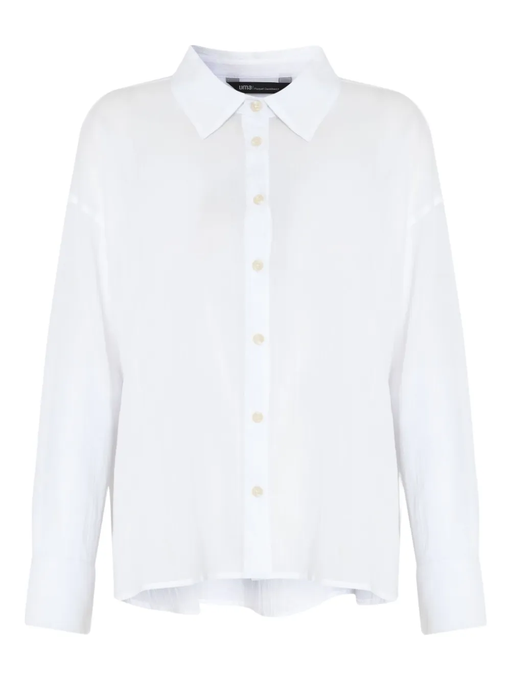 Uma Raquel Davidowicz Button Cotton Shirt In White