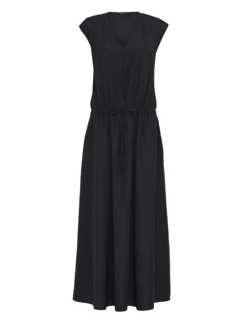 Uma | Raquel Blay V-neck drawstring-waistband maxi dress