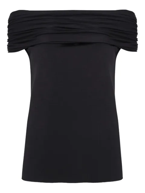 Uma | Raquel Blay Ancora draped cowl-neck top