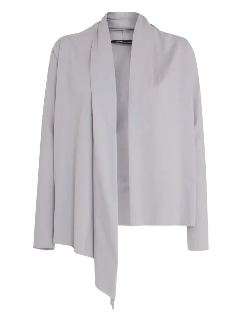 Uma | Raquel Blay draped-collar cotton jacket