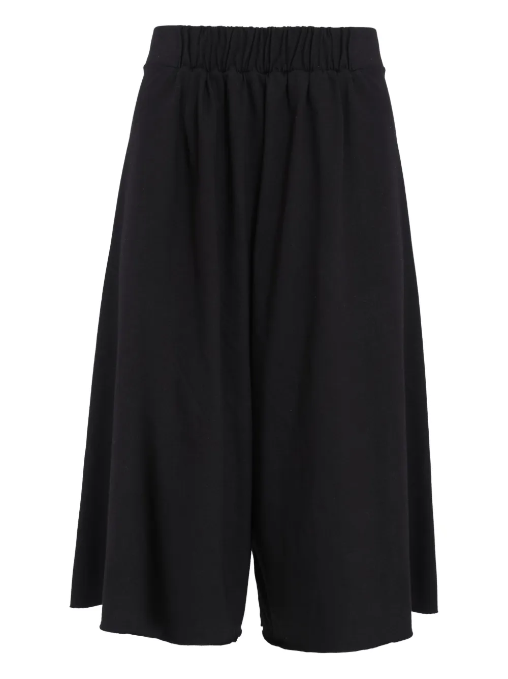Uma | Raquel Davidowicz elastic-waistband flared shorts Zwart