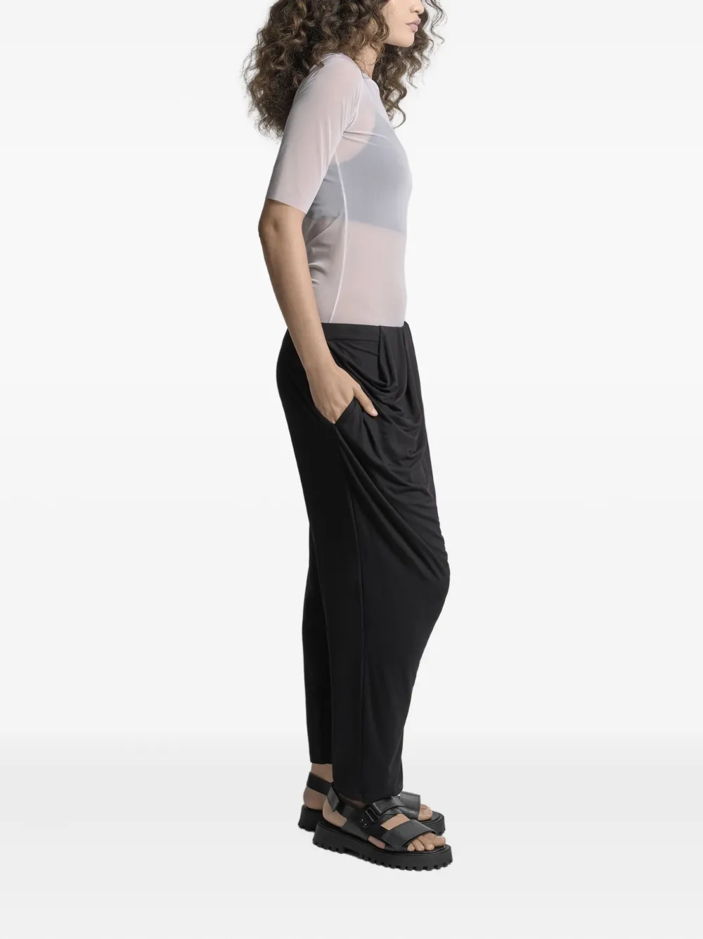 Uma Raquel Davidowicz Mesh Top In White