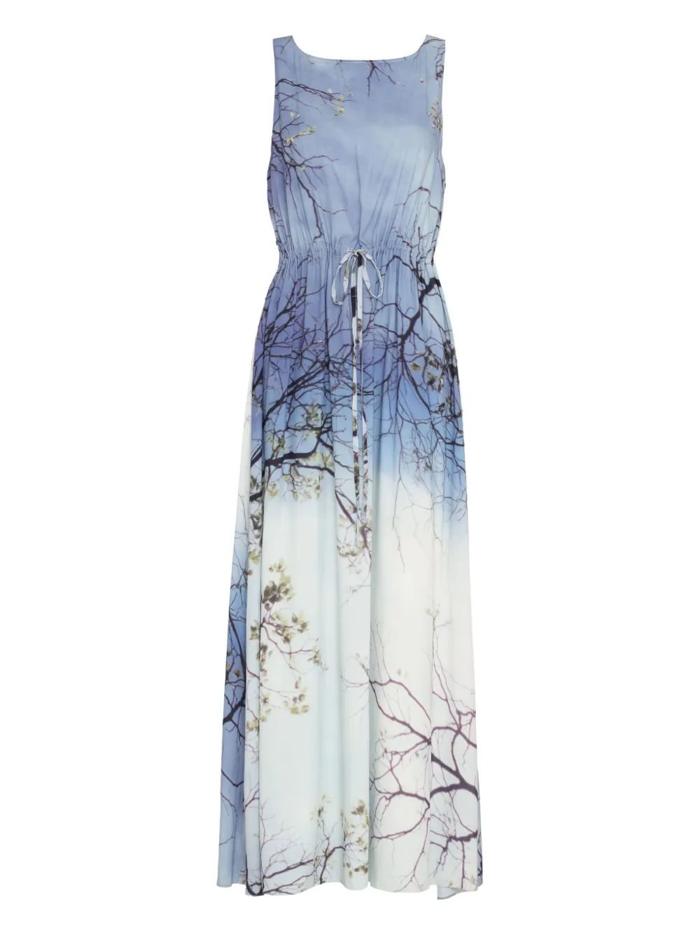 Uma | Raquel Blay tree-print maxi dress | Blue | Image 1