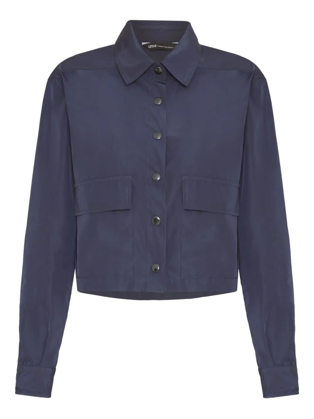Uma | Raquel Davidowicz Ralador shirtjack met zakdetail Blauw