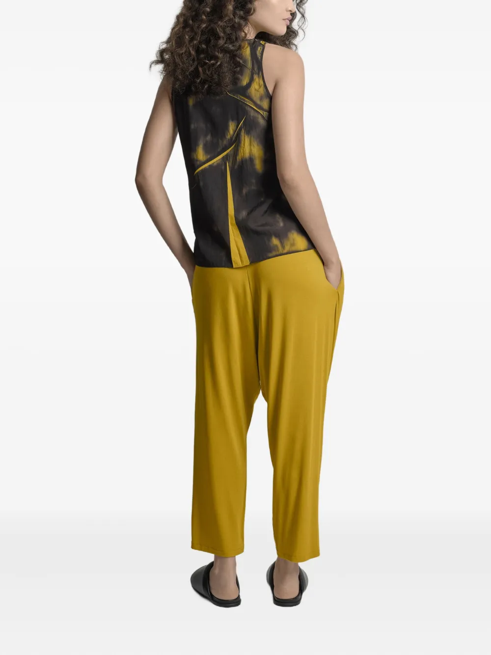 Uma | Raquel Davidowicz Almanac tanktop met abstracte print Geel