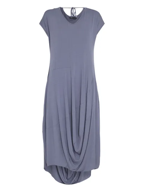 Uma | Raquel Blay Laptop draped short-sleeve midi dress