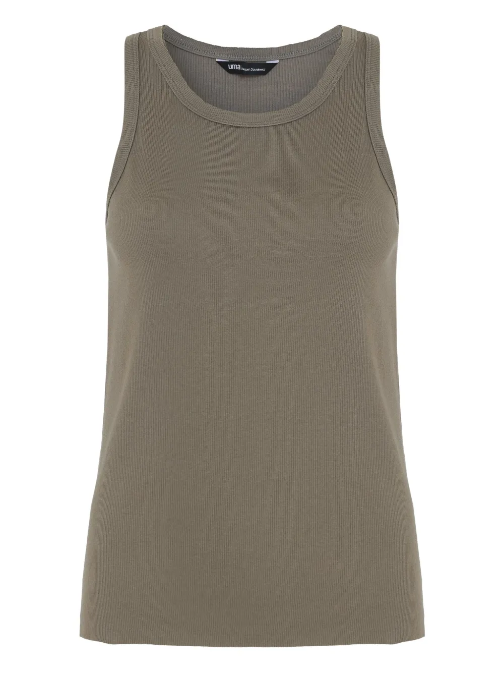 Uma | Raquel Davidowicz Geribbelde tanktop Groen
