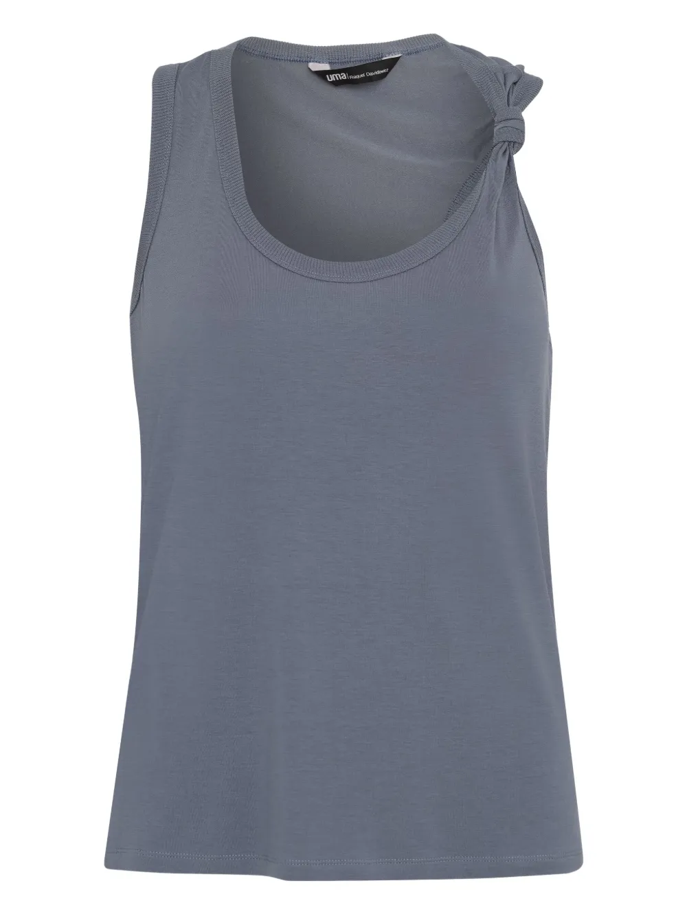 Uma | Raquel Blay knot-detail tank top | Grey | Image 1