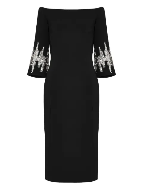 Jenny Packham Aster sequin-embellished midi dress