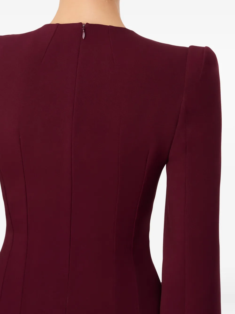 Jenny Packham Love Bow midi-jurk met split Rood