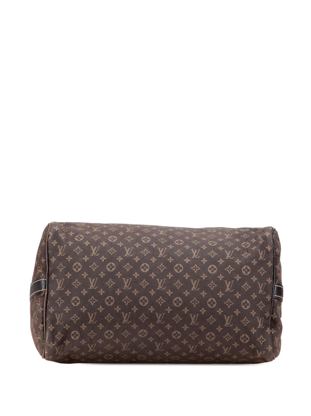 Pre-owned Louis Vuitton 2009 Monogram Mini Lin Speedy Bandouliere 30 Satchel In Brown